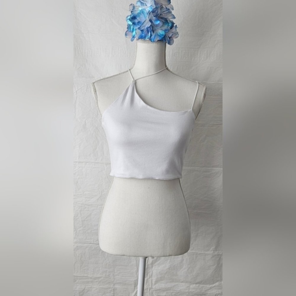 ZARA ASYMMETRIC CROP TOP